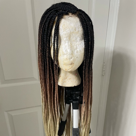 Ombré Box Braid Full Lace Wig - Picture 4 of 6